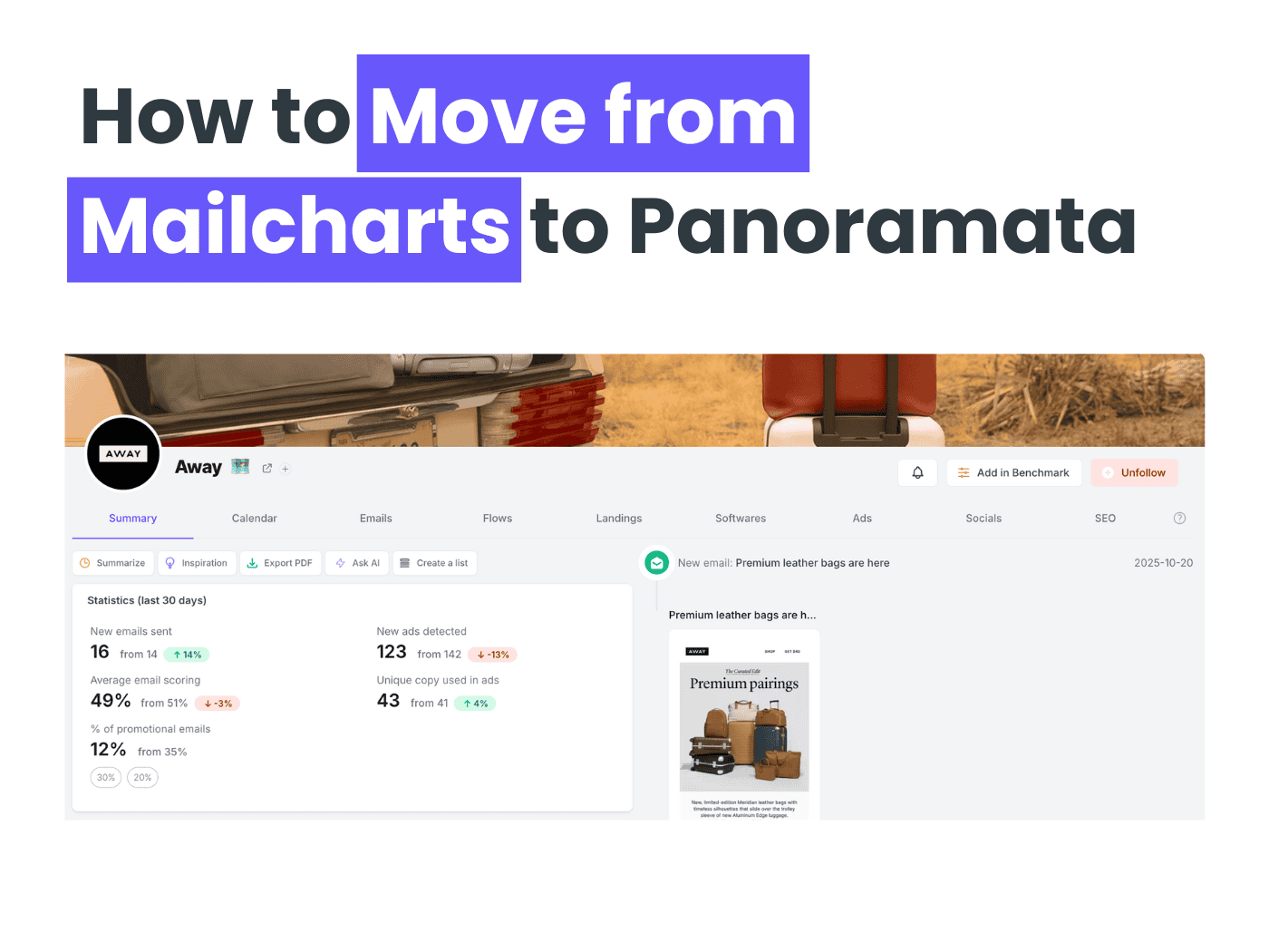 The Complete Guide to Replacing Mailcharts with Panoramata in 2025