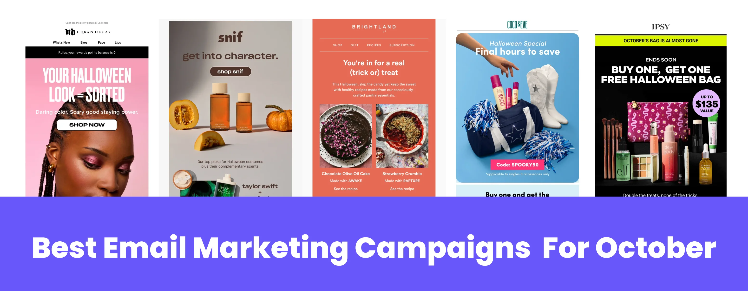 October Email Newsletter Ideas (with 20+ examples)