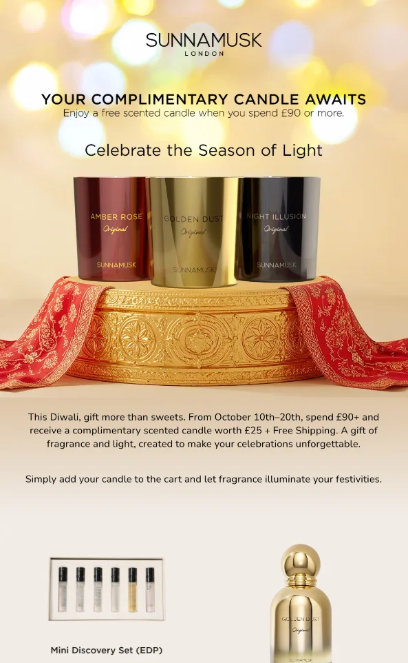 email example diwali