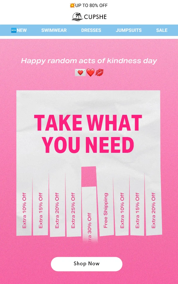 email example world kindness day