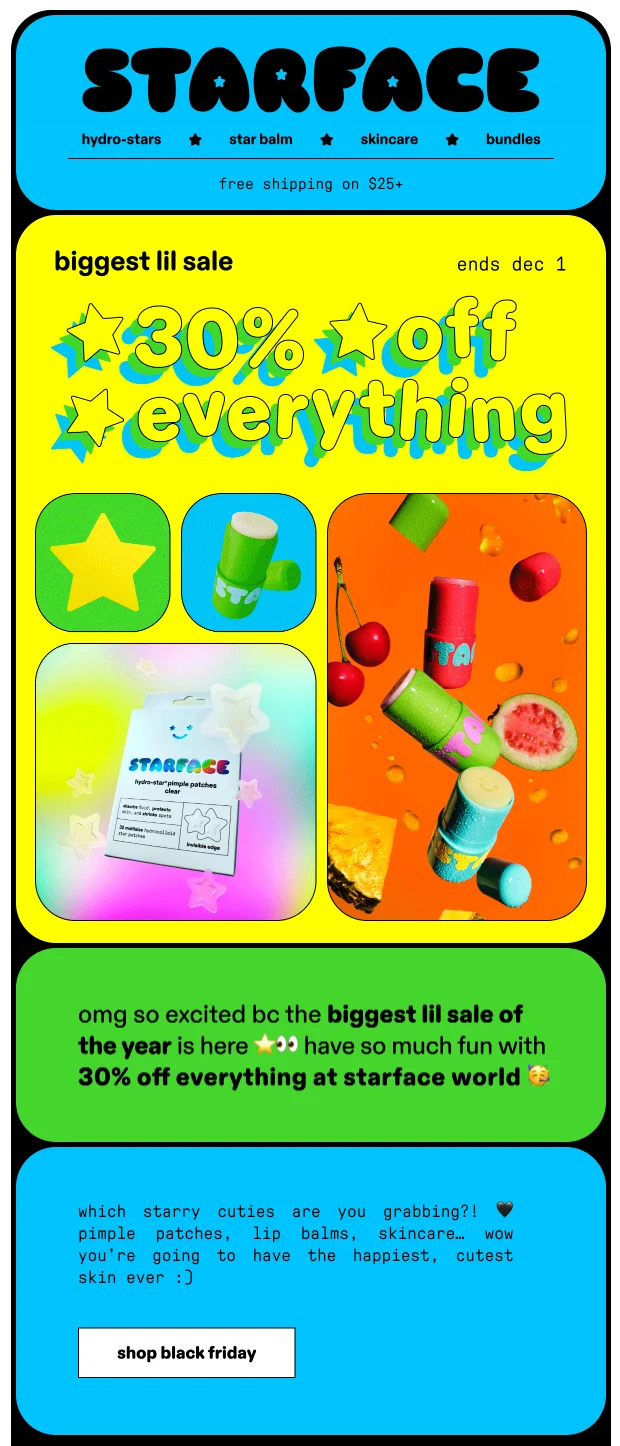 email example black friday