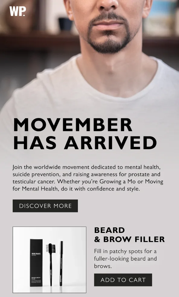 email example movember