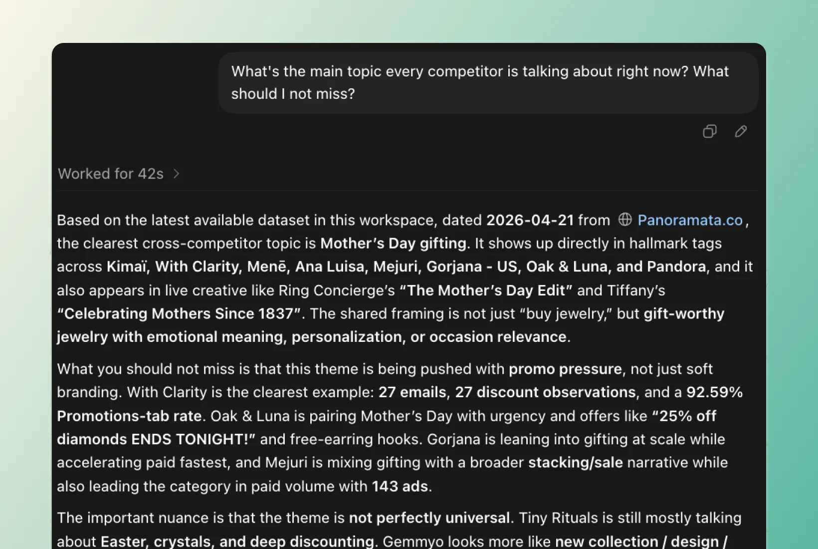 Source-backed AI, always up to date
