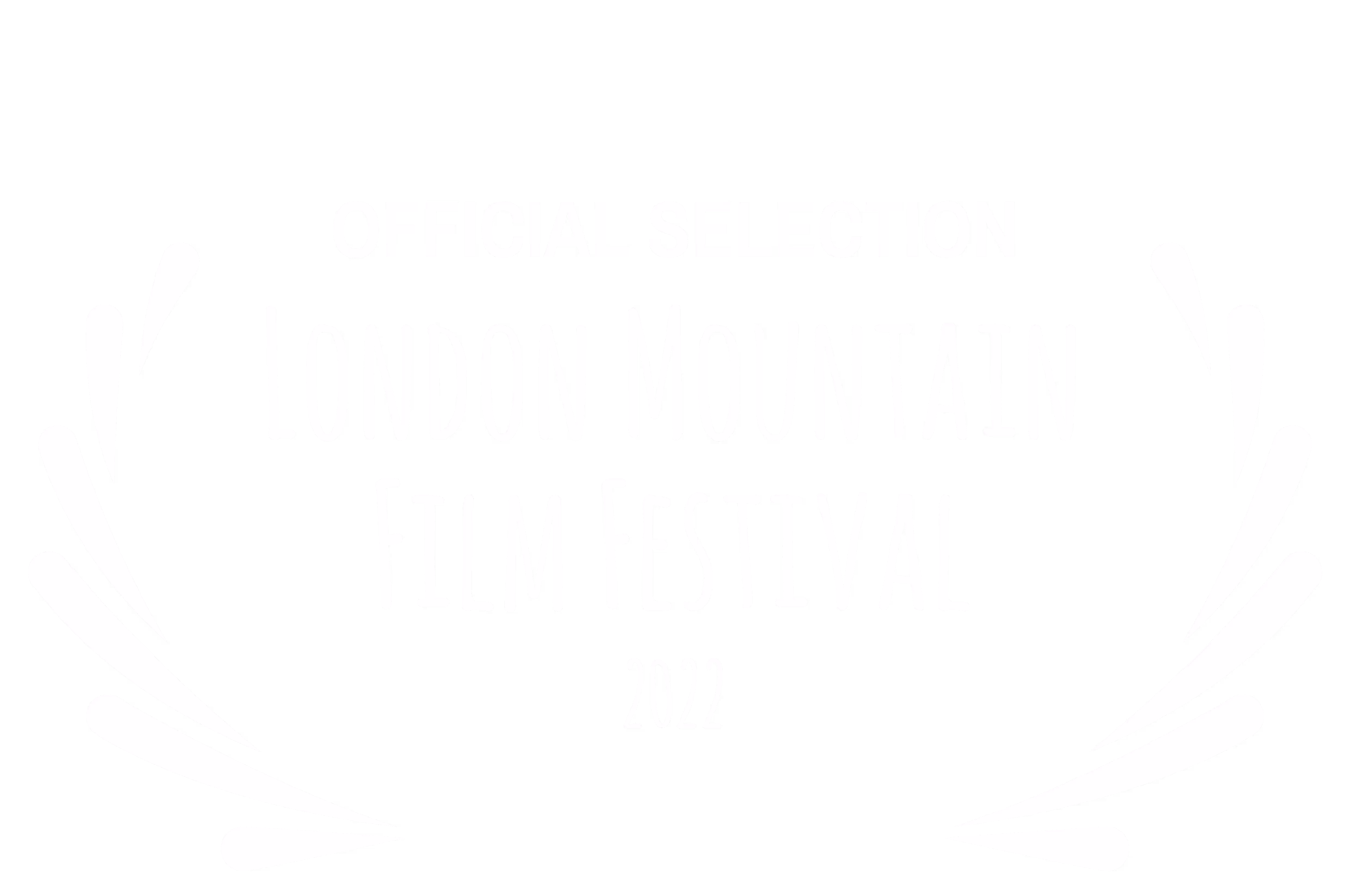 Official Selection laurel wreath for the London Mountain Film Festival 2022.