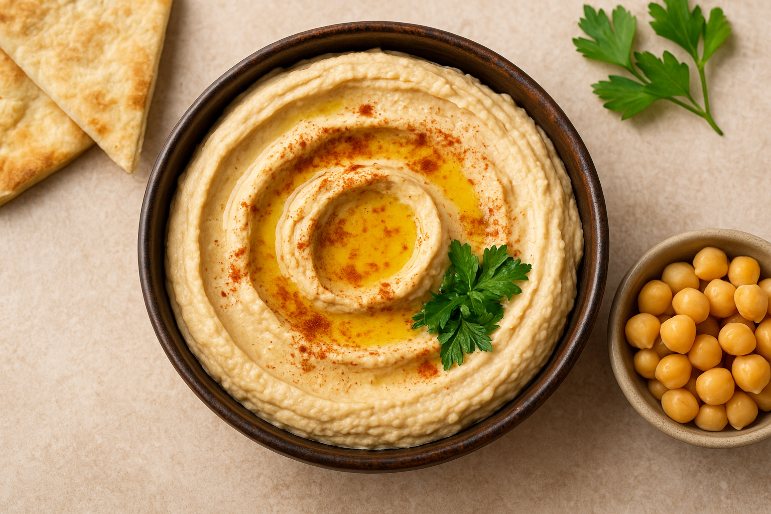 Authentic Hummus from Mediterranean Store in Plano