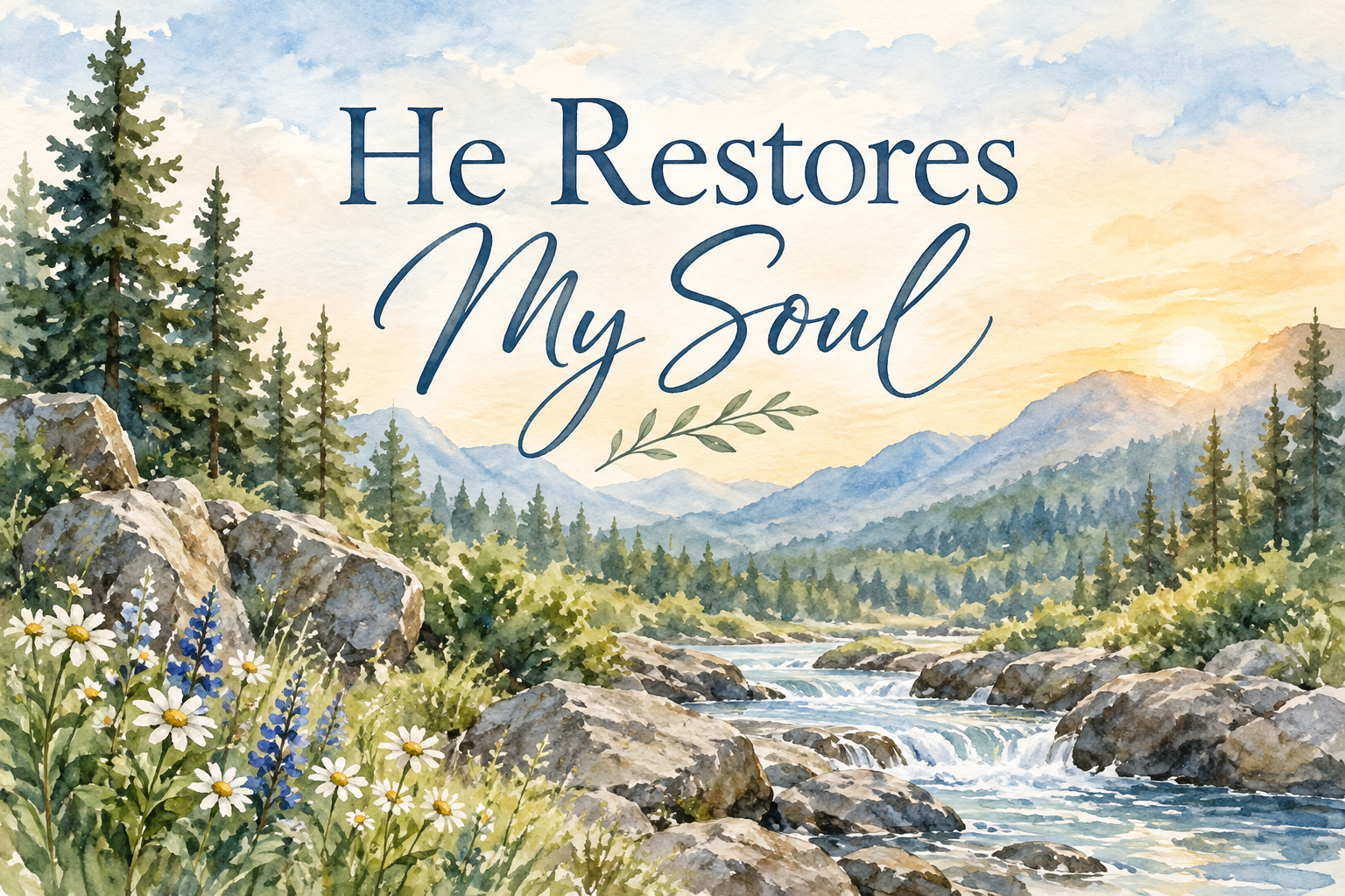He Restores My Soul: Hope for the Weary and Worn