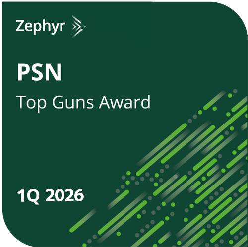 One Oak Capital Management Enhanced PSN 2025 1Q Zephyr’s PSN Top Gun award