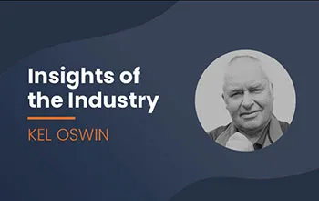 Insights of the Industry headshot template featuring Kel Oswin