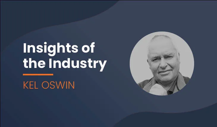 Insights of the Industry headshot template featuring Kel Oswin