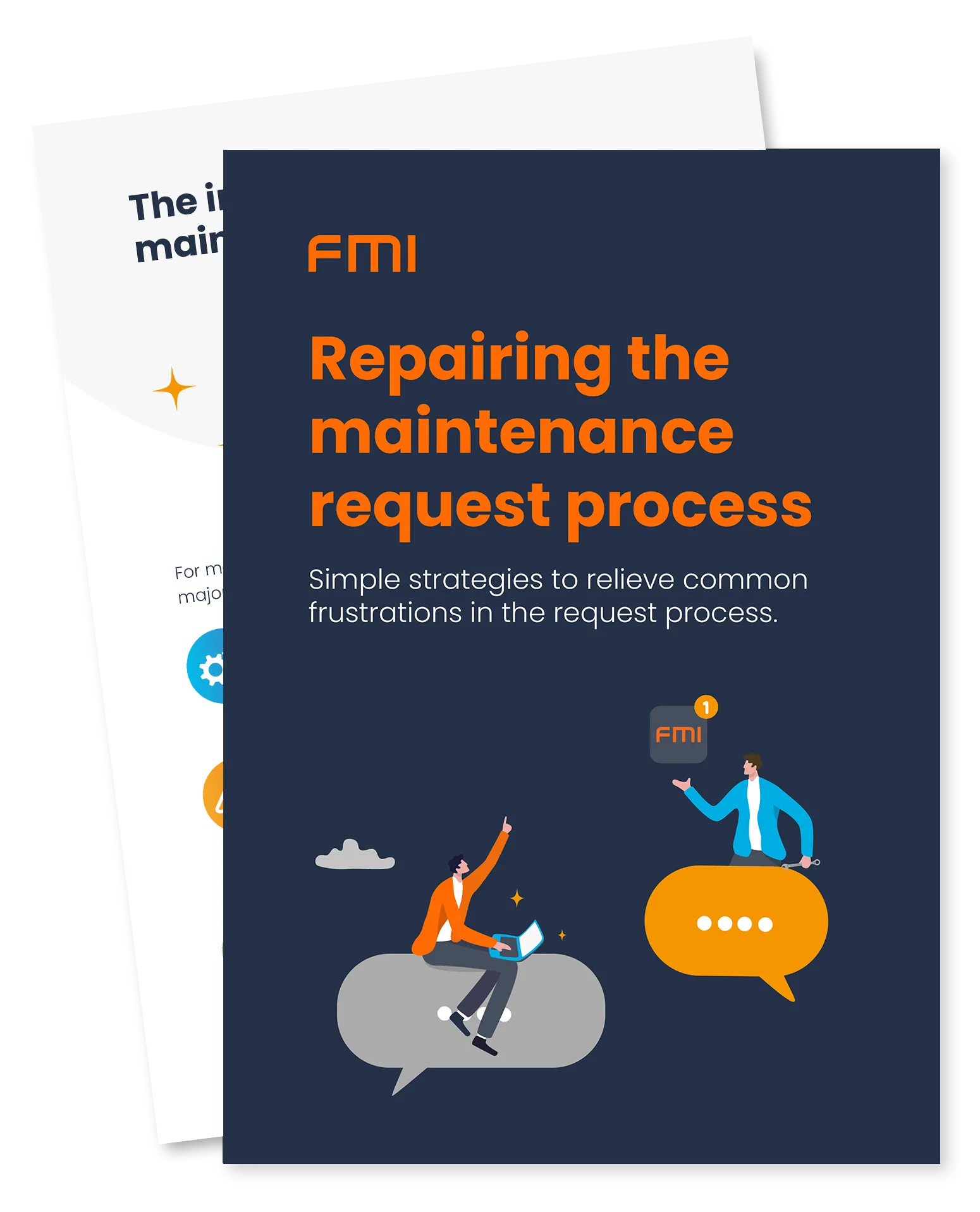 splash page cover of the "repairing the maintenance request process" ebook