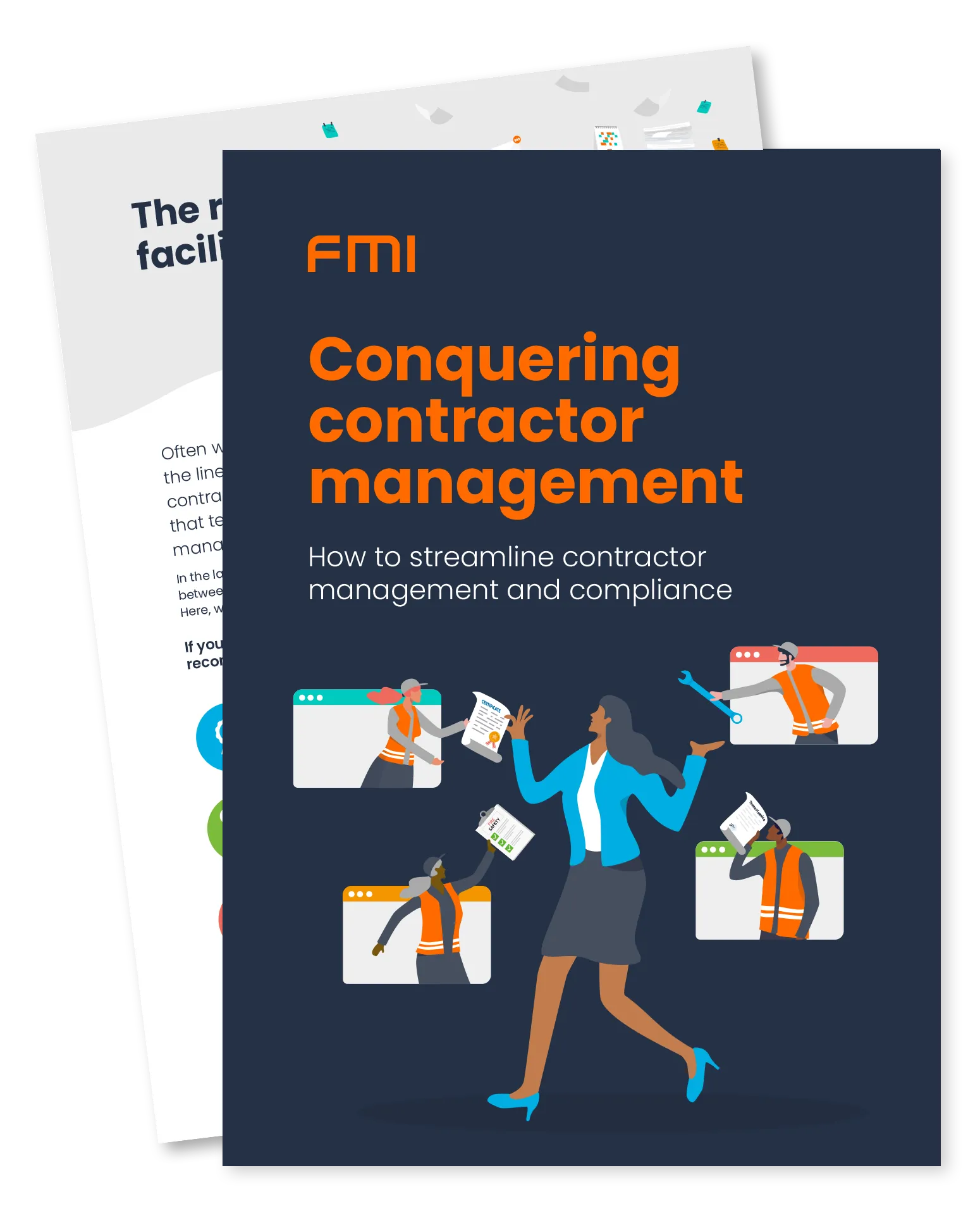 Cover image of conquering contractor management ebook