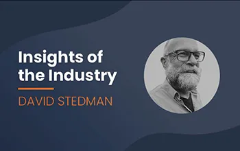 Industry insights template featuring David Stedman