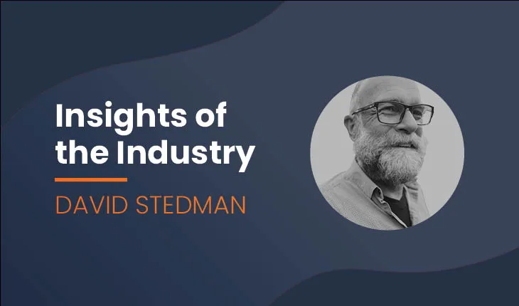 Industry insights template featuring David Stedman