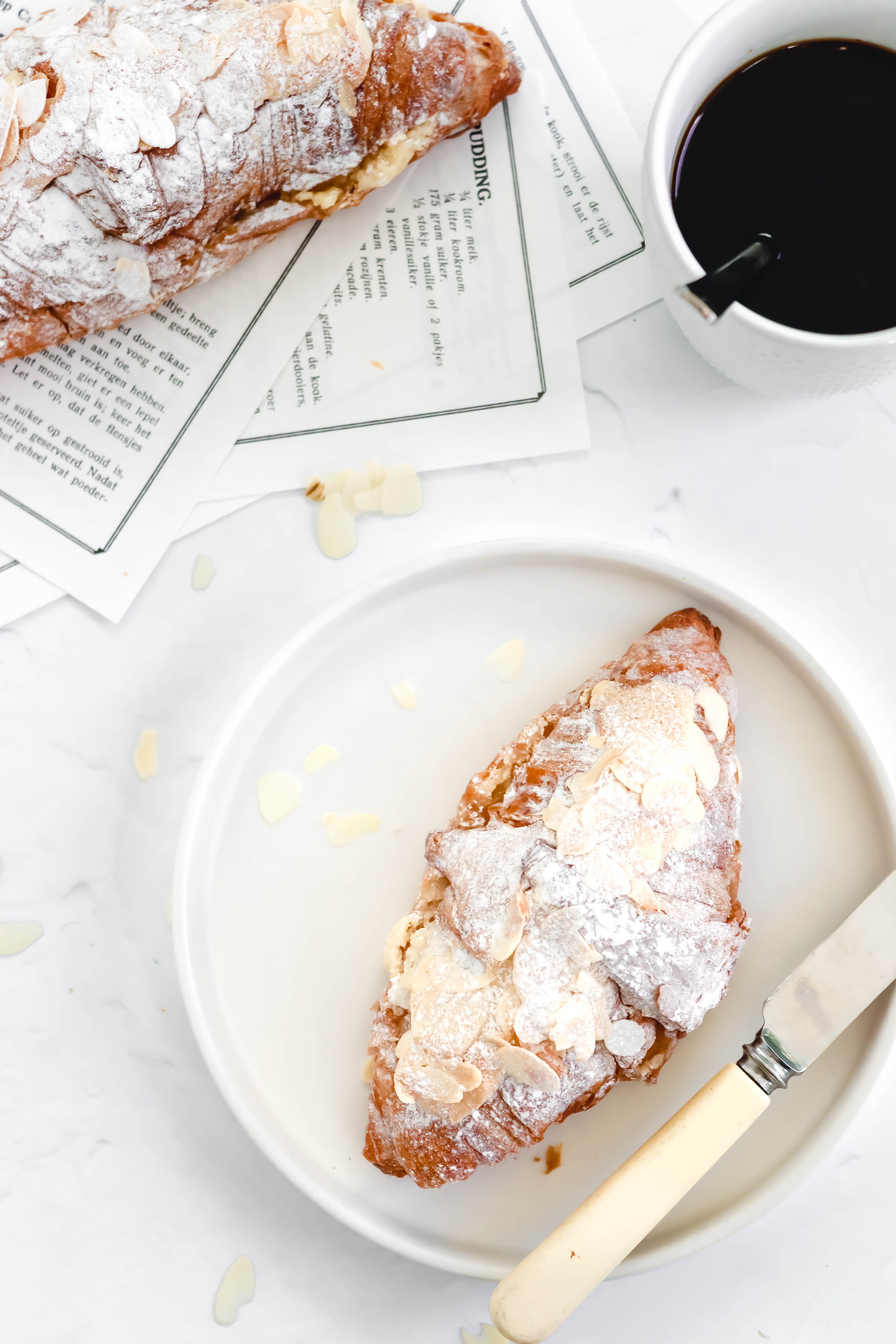 Homemade Almond Croissants