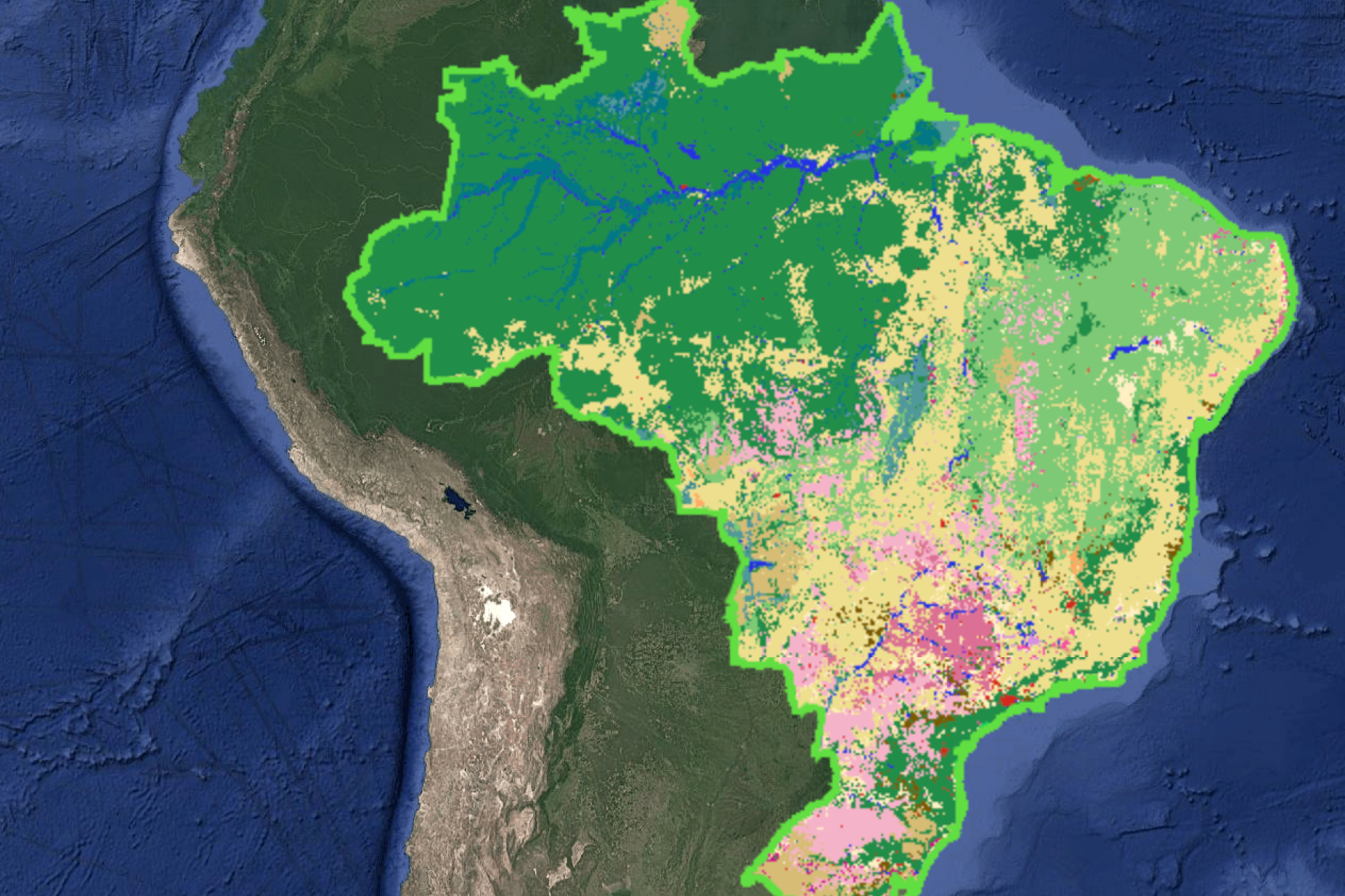 Earth Blox dataset review: MapBiomas Brazil Collection 10
