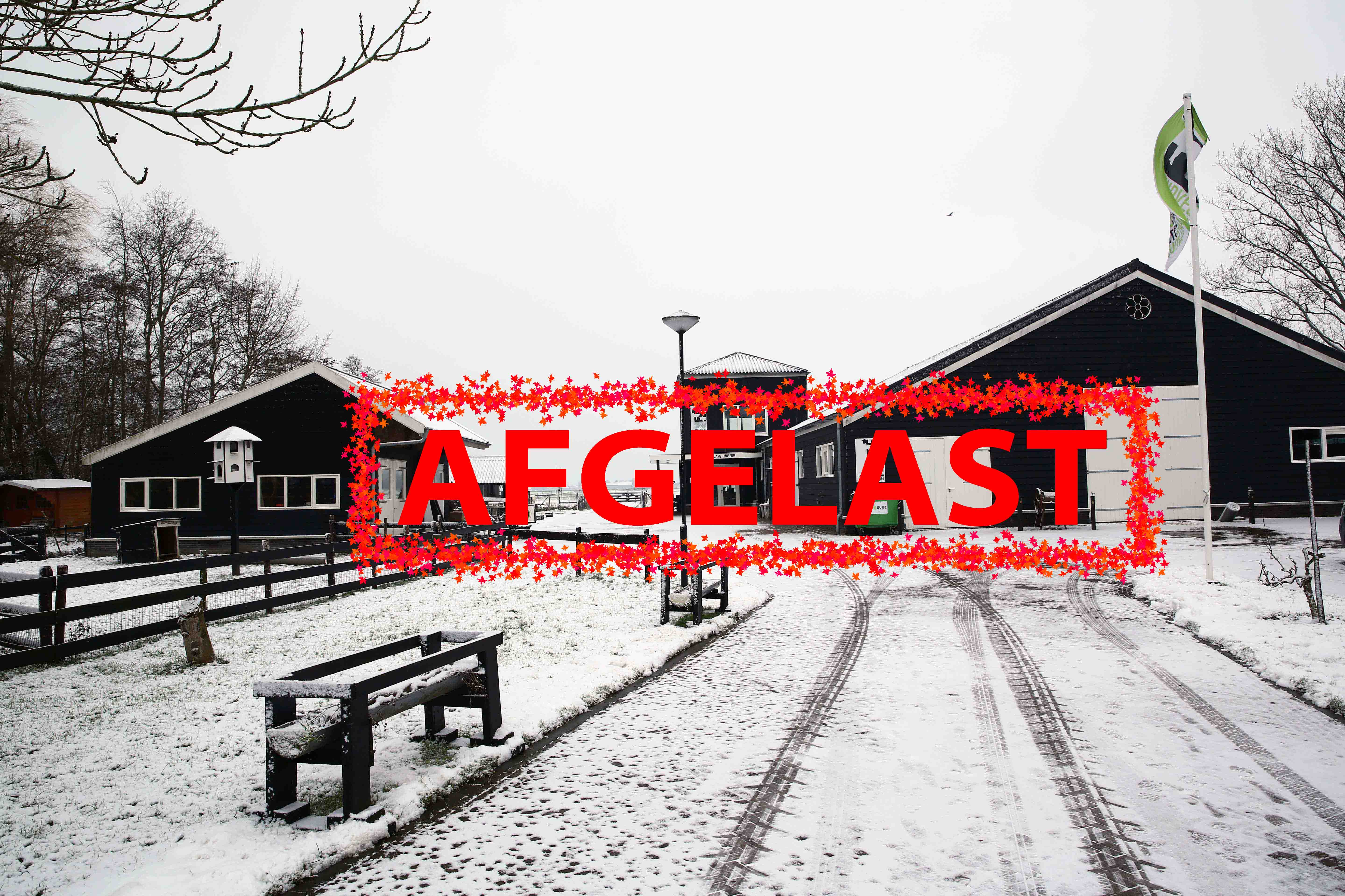 VOEDSEL UIT DE REGIO OP 11 JANUARI IN RUNDVEEMUSEUM IN AARTSWOUD AFGELAST