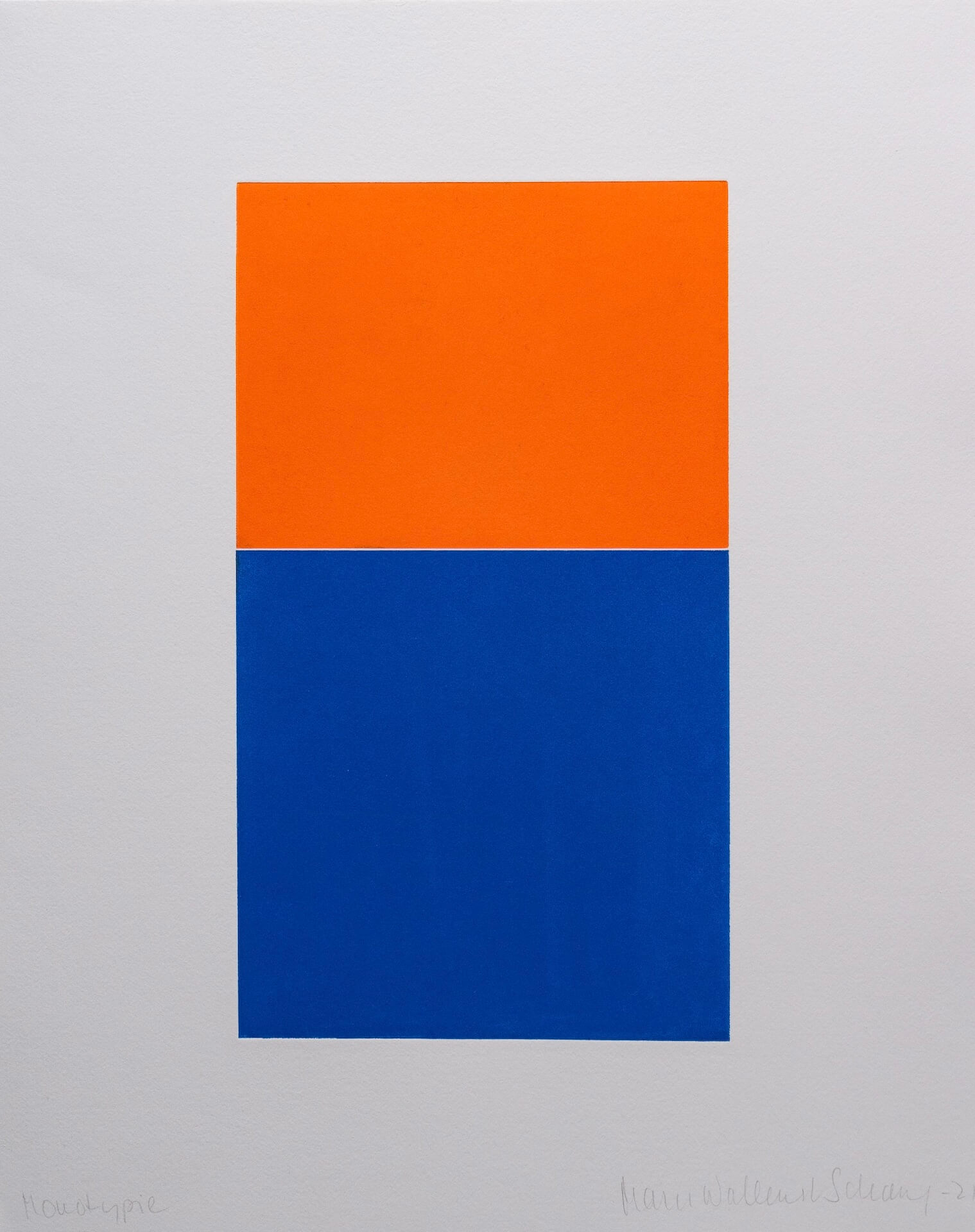 Color Contrast Monotypie