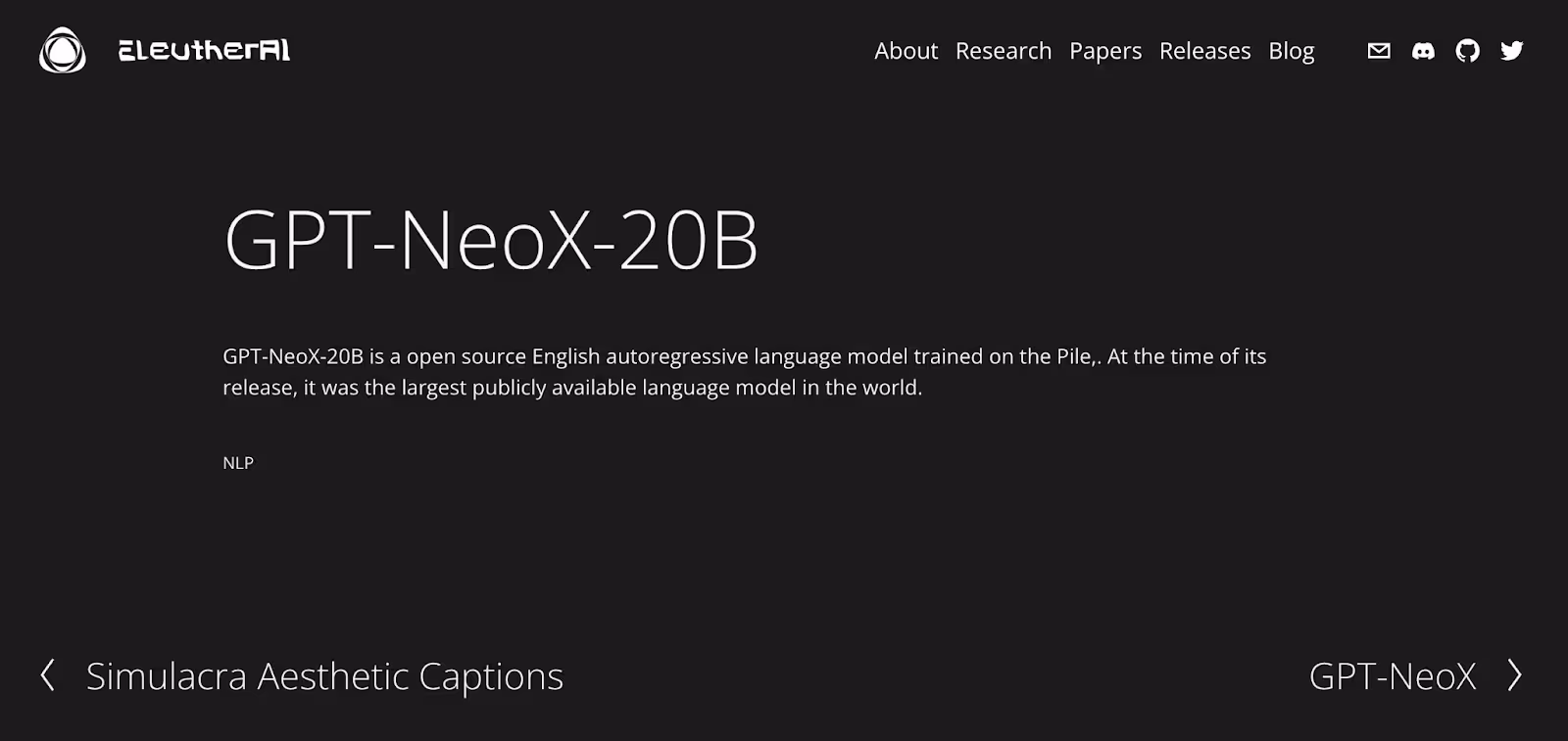 GPT-NeoX-20B Open source LLM