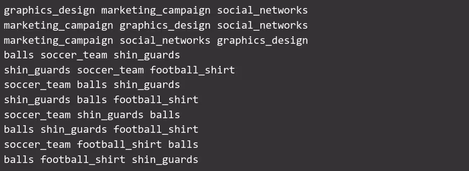 training data example for azumo machine learning and AI