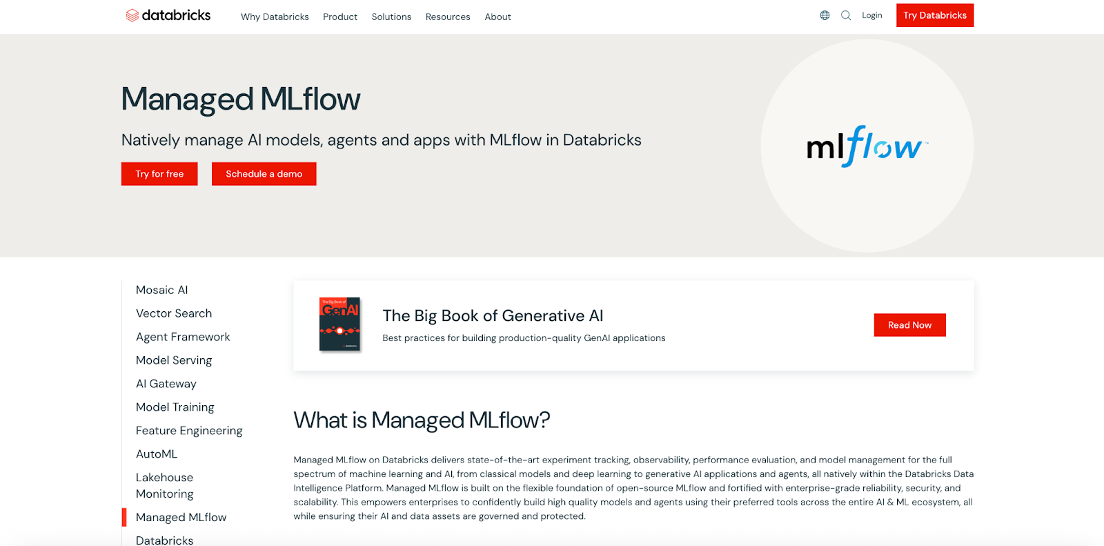 Databricks MLflow
