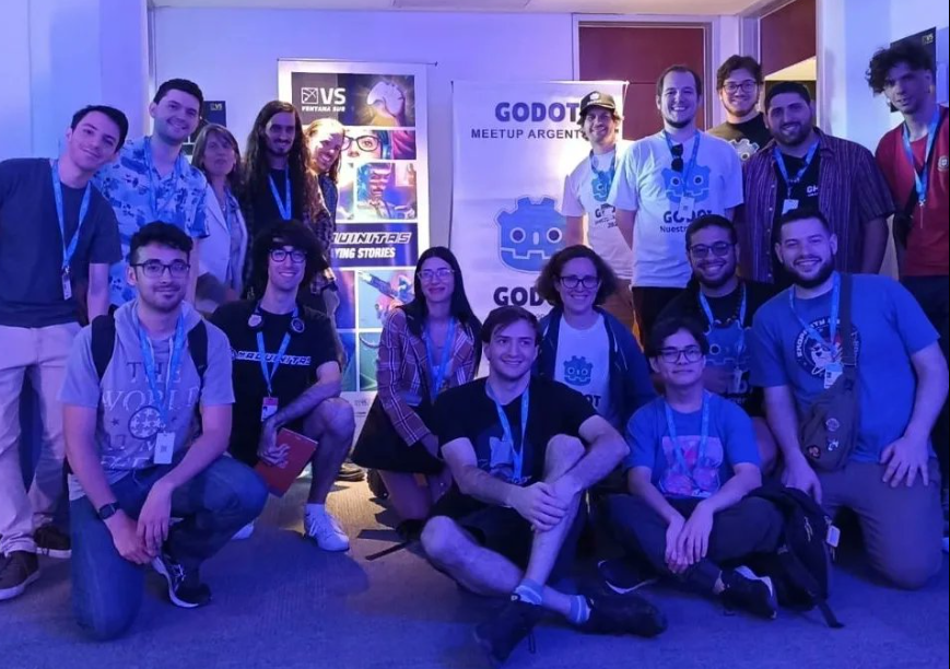 A picture of a godot community in argentina