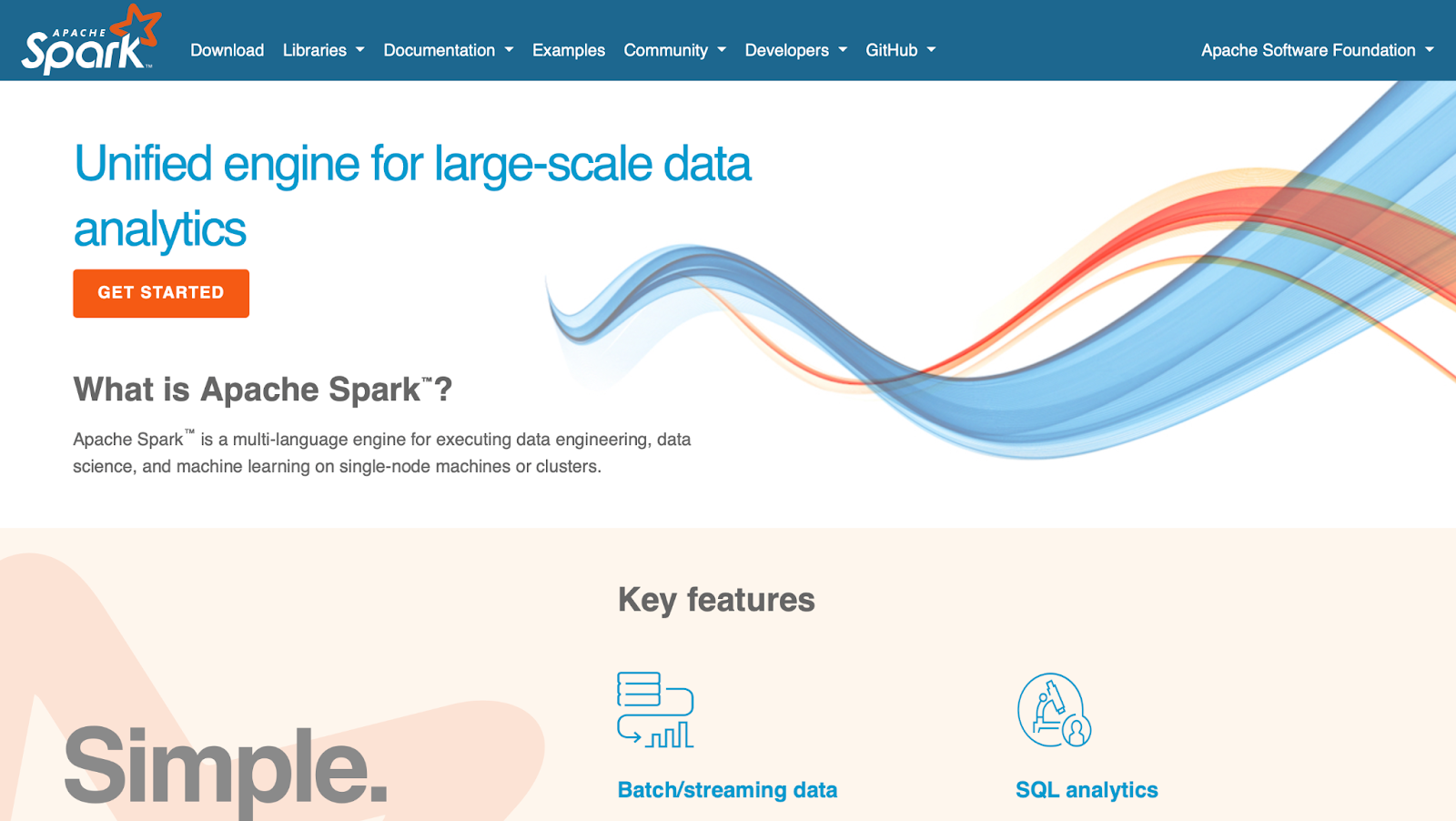 Apache Spark data lakehouse tool