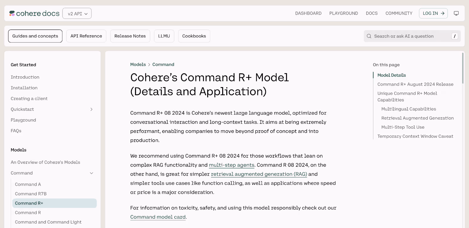 Command R+ (Cohere)