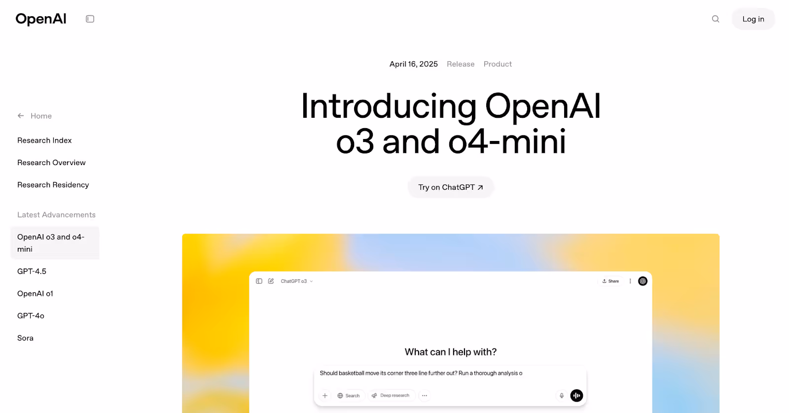 OpenAI o3
