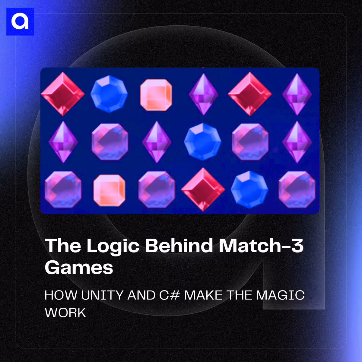 Discover how Match-3 games like Candy Crush work under the hood. Learn how Unity and C# power grids, swaps, matches, and cascading combos behind the magic.