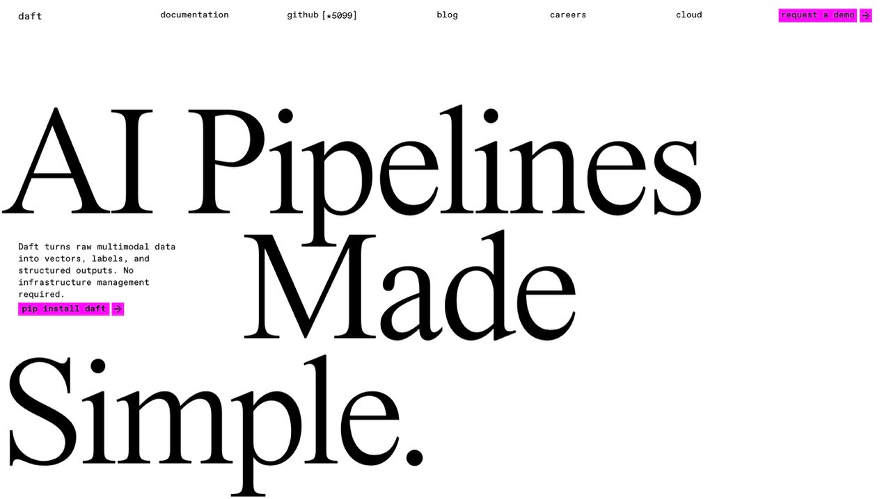 Daft data lakehouse tool