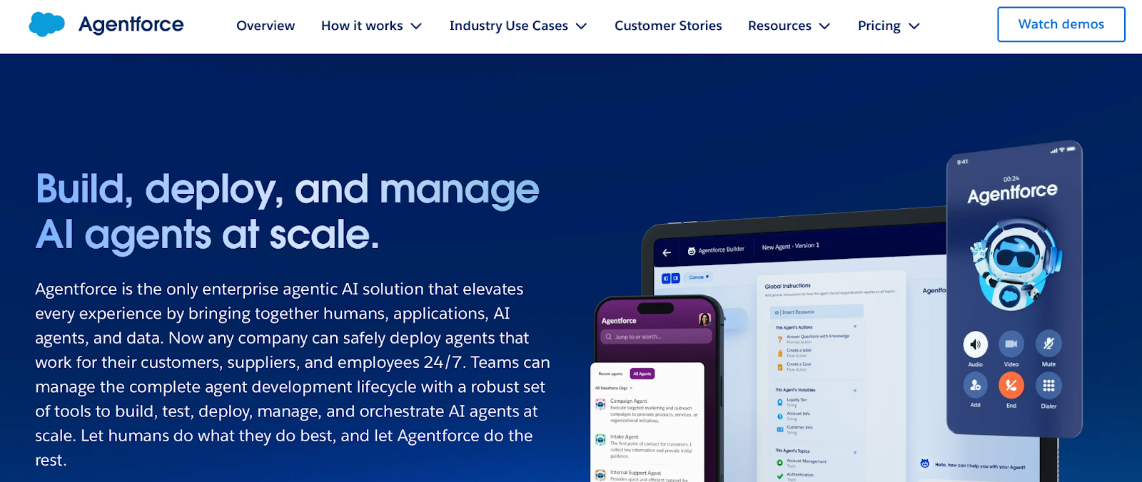Agentforce - enterprise agentic AI solution.