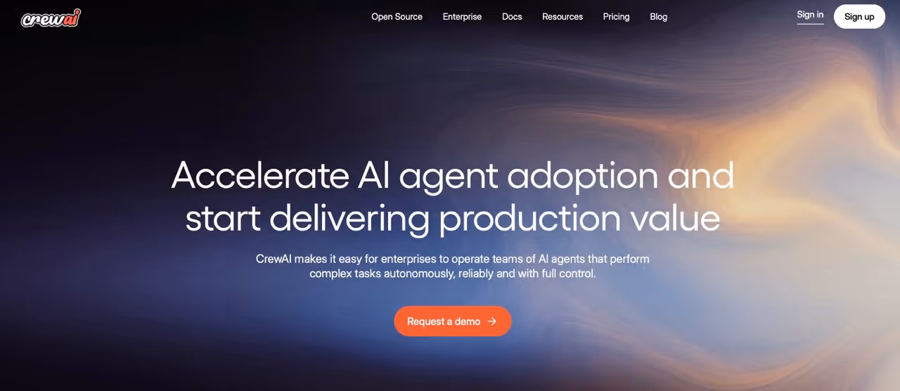 CrewAI - Accelerate AI Agent adoption and start delivering production value