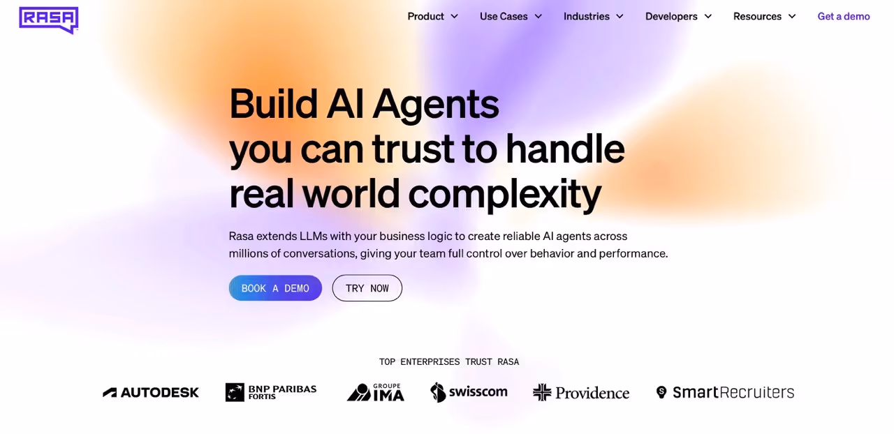 Rasa - Build AI Agents you can trust to handle real world complexity