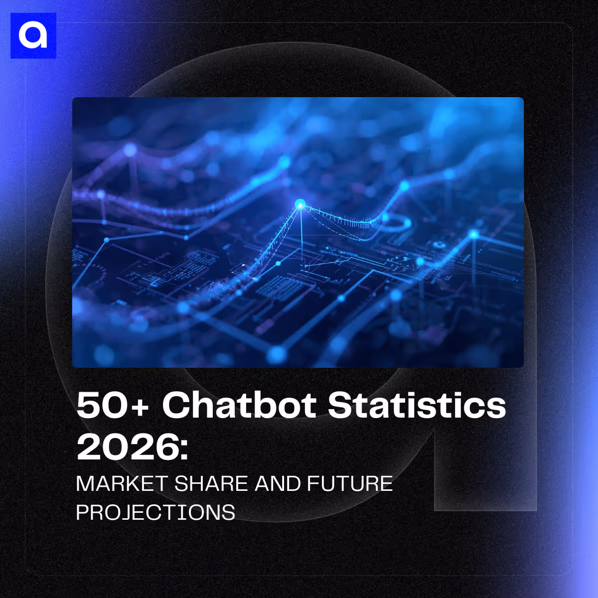 $8 back for every $1 spent. 91% of mid-size businesses already use chatbots. Get 50+ data points on chatbot growth, market share, and ROI in 2026.