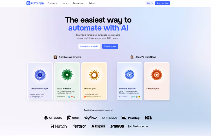 Relay.app AI Workflow Automation