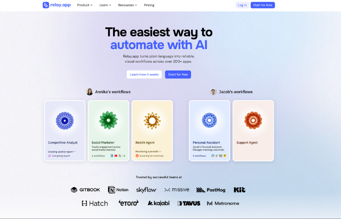 Relay.app AI Workflow Automation