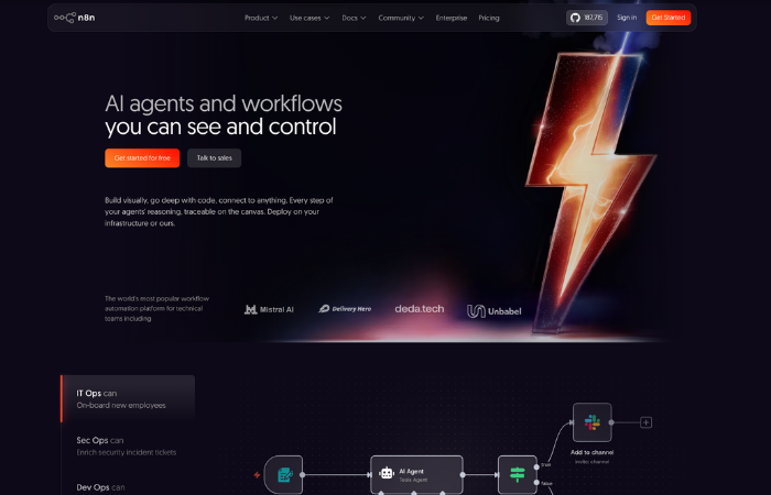 n8n AI workflow automation tool