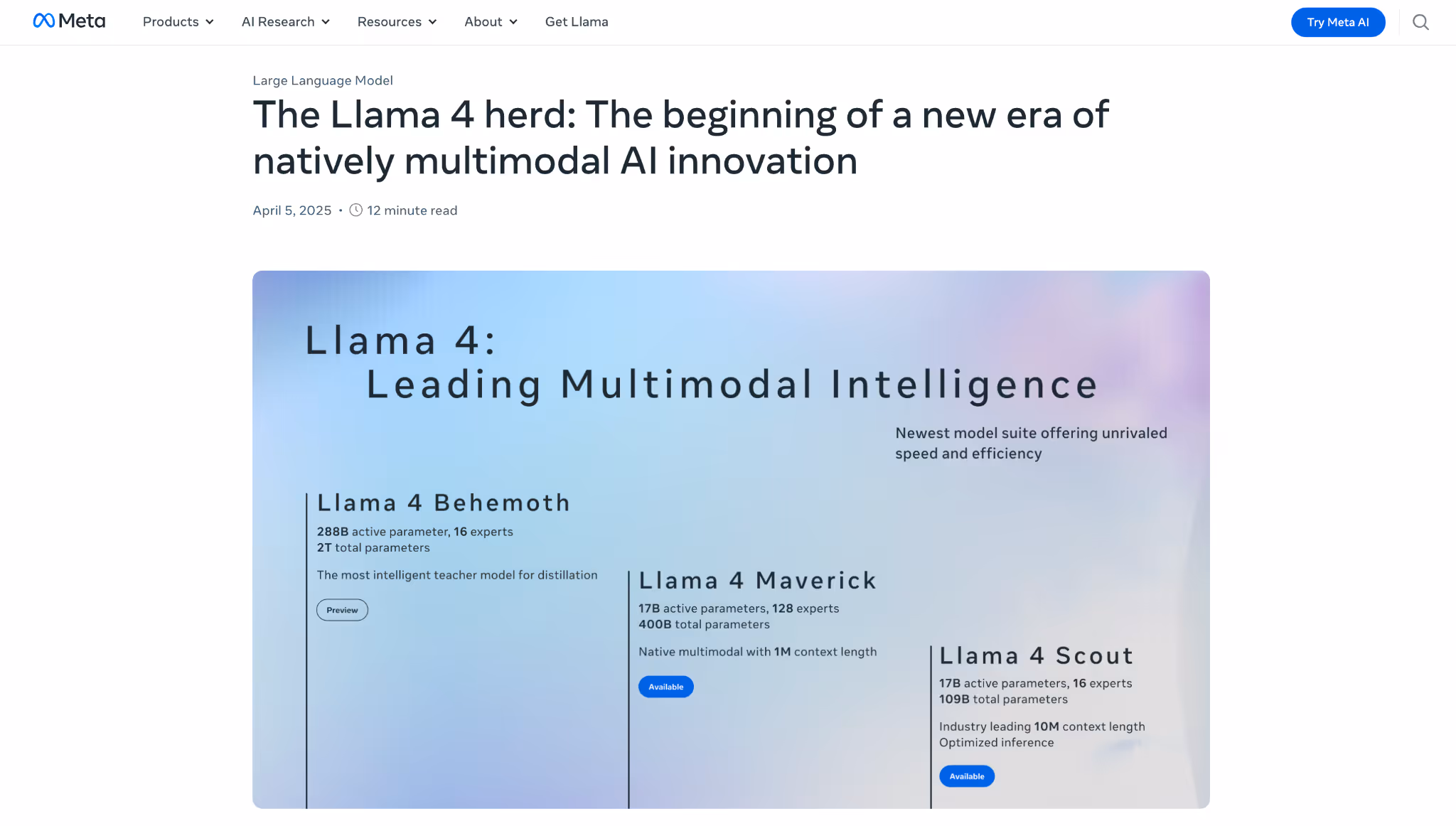 Llama 4 herd