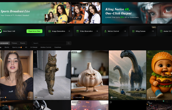 Kling AI video generator
