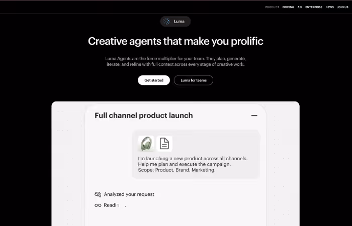 Luma Dream Machine AI video generator