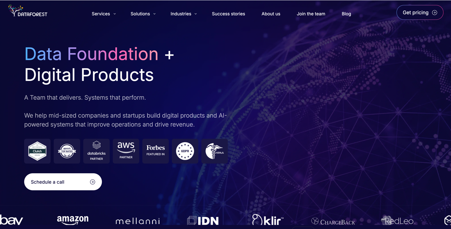 DATAFOREST - Data Foundation + Digital Products