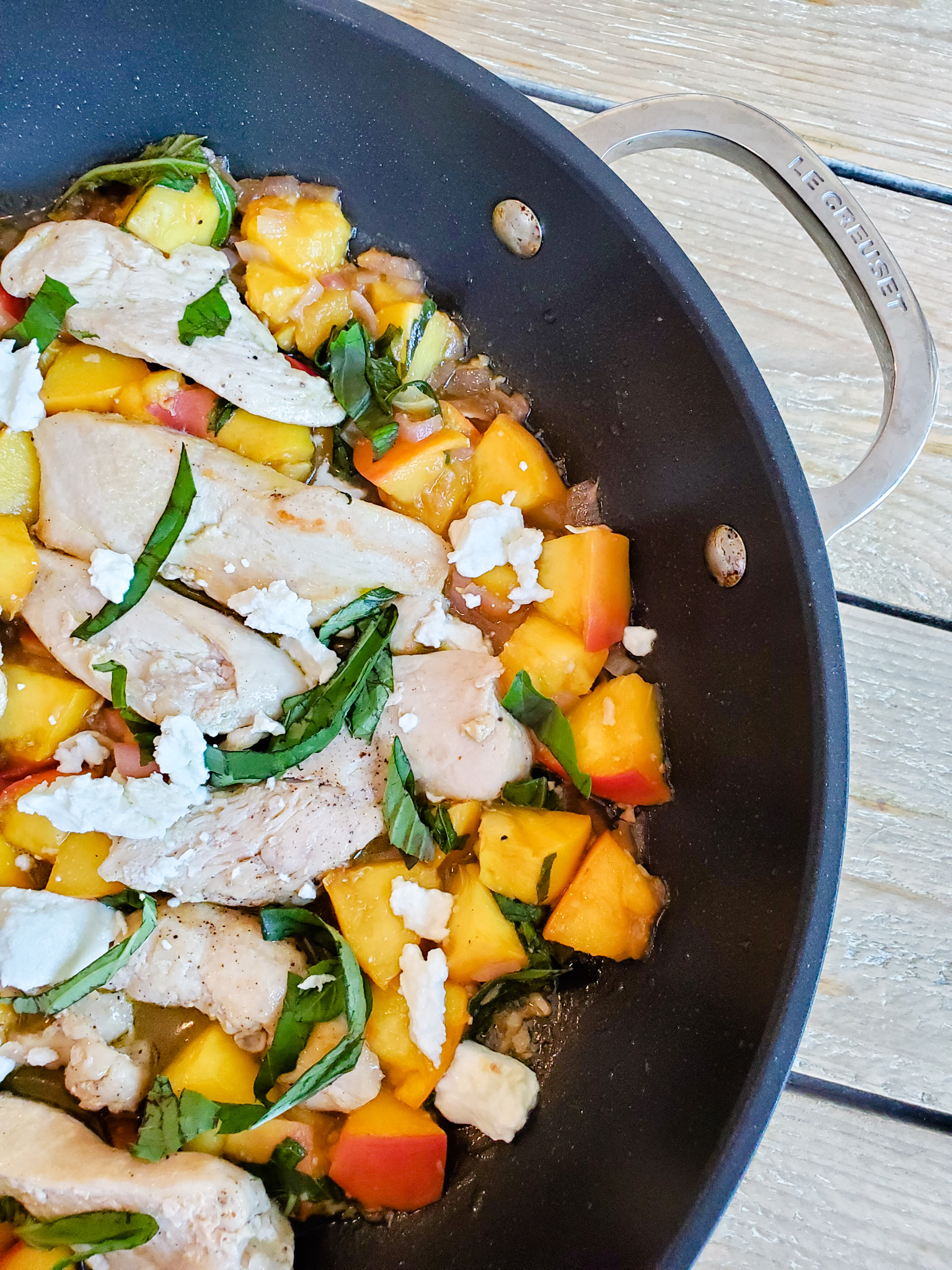 Peach and Balsamic Chicken
