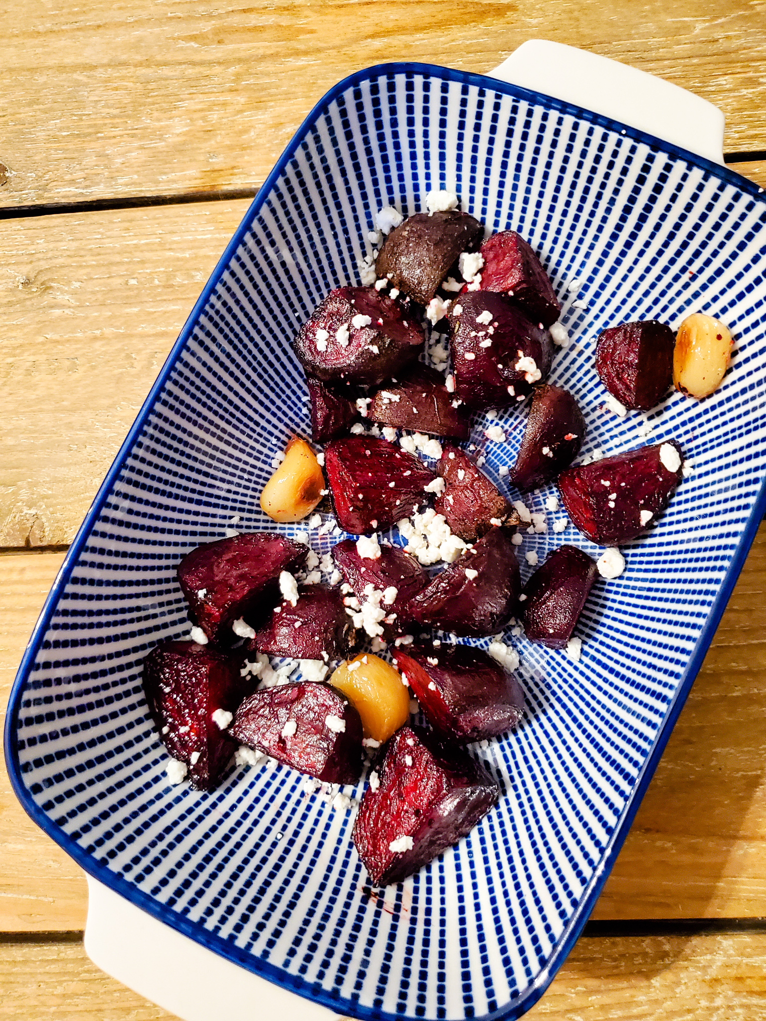 Roasted Beets with Feta