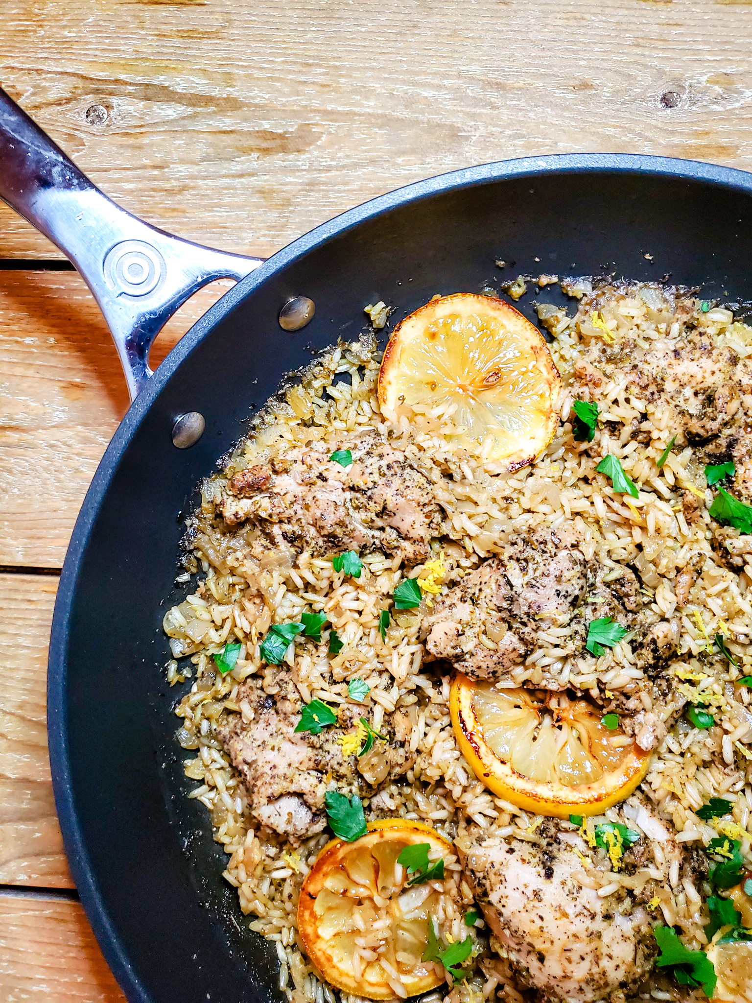 Easy Skillet Greek Lemon Chicken