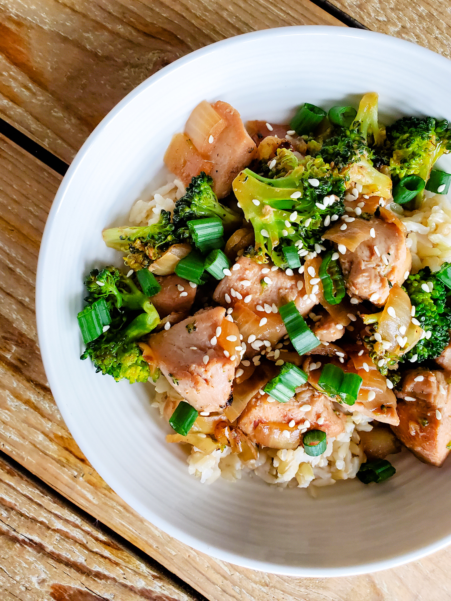 Easy Mongolian Chicken Bowls