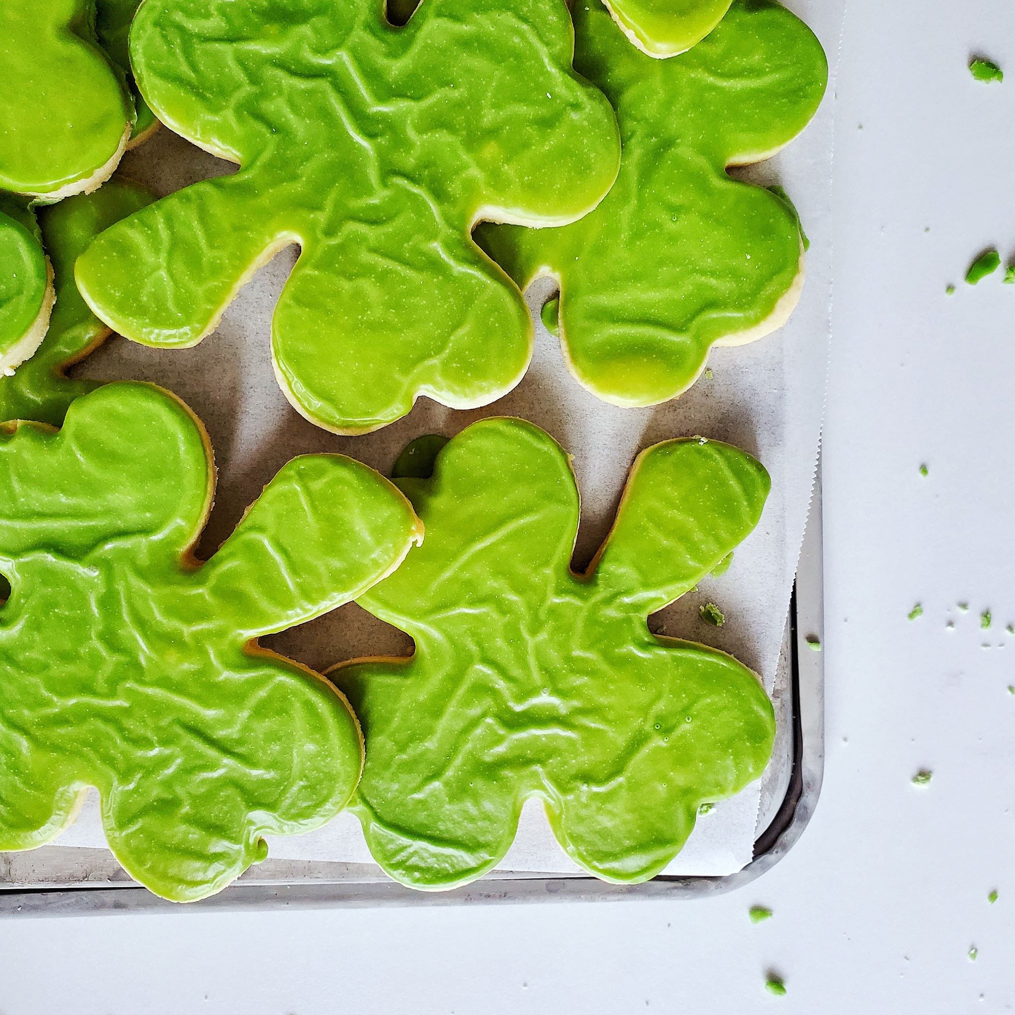 Sugar Cookies with Bailey's Icing