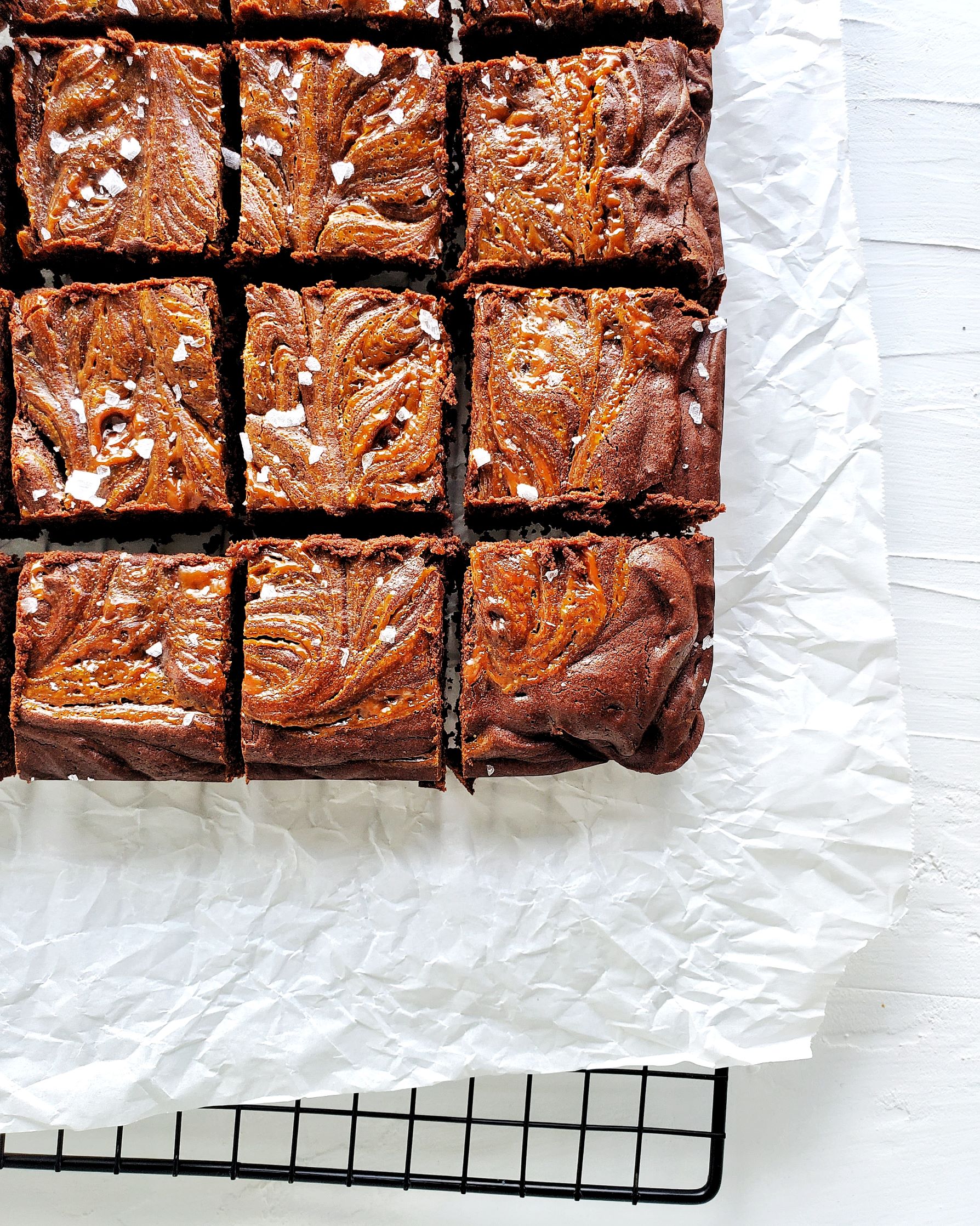 Salted Dulce de Leche Brownies