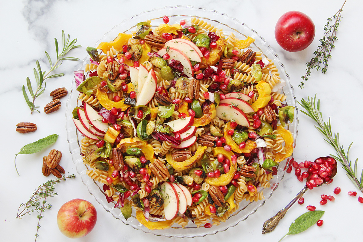 Vegan Roasted Vegetable Harvest Pasta