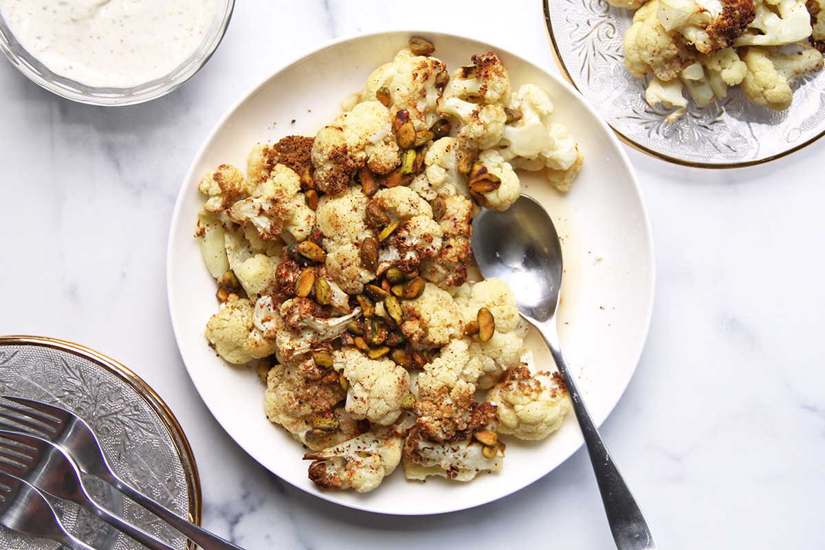 Maple Salt and Vinegar Cauliflower