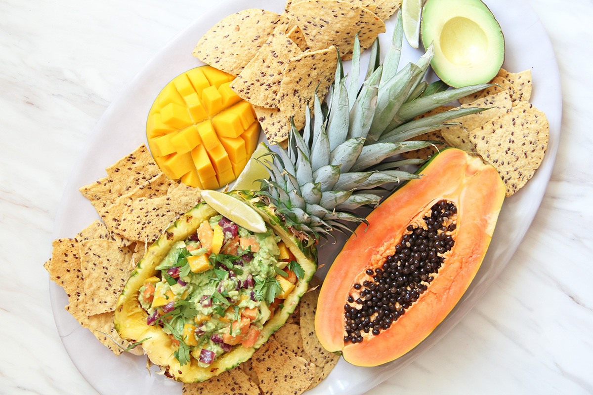 Hawaiian Tropical Fruit Guacamole